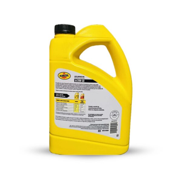 ACEITE PENNZOIL 20W50 GARRAFA - Imagen 2