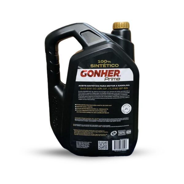 ACEITE GONHER 5W30 SINTETICO GARRAFA - Imagen 2