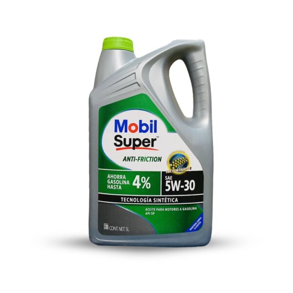 ACEITE MOBIL SUPER ANTI-FRICTION 5W30 5LTS TAPA VERDE