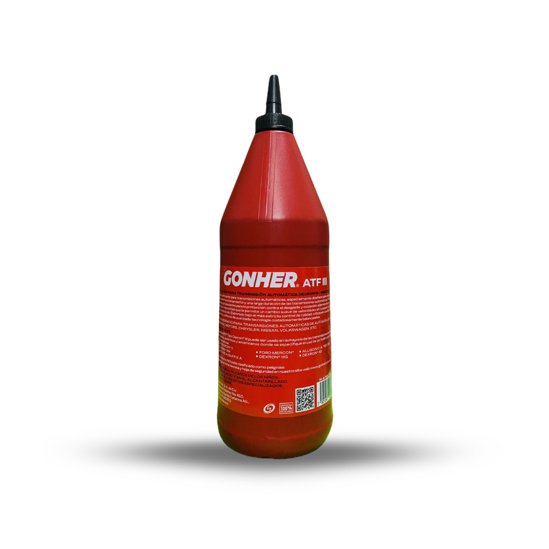 ACEITE GONHER TRANSMISION AUTOMATICA Y DIRECCION HIDRAULICA ATF III 946ML - Imagen 2