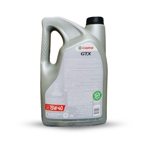 ACEITE CASTROL SAE 15W40 GARRAFA MULTIGRADO GTX - Imagen 2