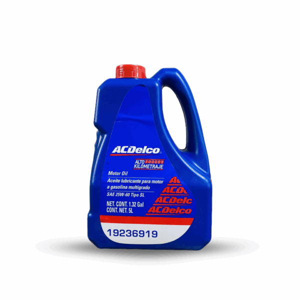 ACEITE AC DELCO 25W60 ALTO KILOMETRAJE GARRAFA