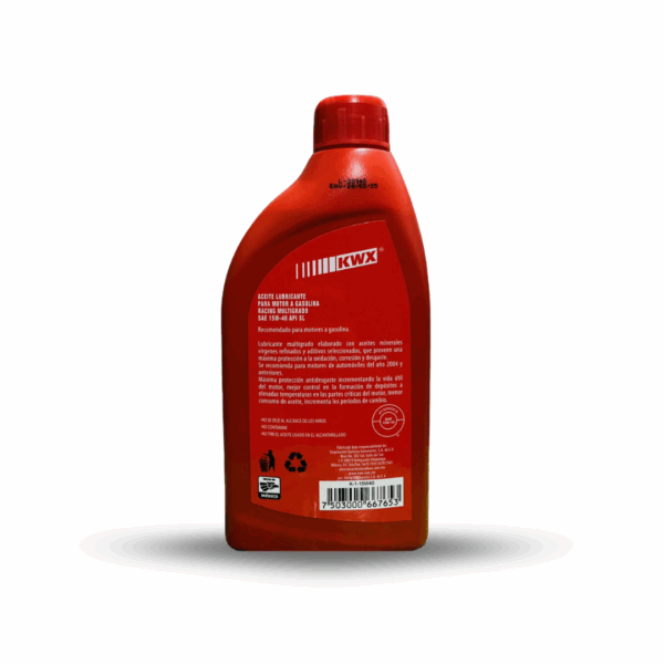 ACEITE MOTOR 15W40 KWX LITRO - Imagen 2