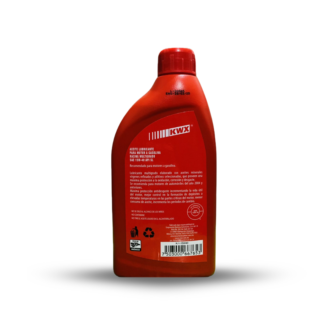 ACEITE MOTOR 15W40 KWX LITRO - Imagen 2