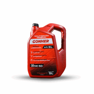 ACEITE GONHER 20W50 MULTIGRADO MINERAL GT-TURBO GARRAFA 5 LITROS