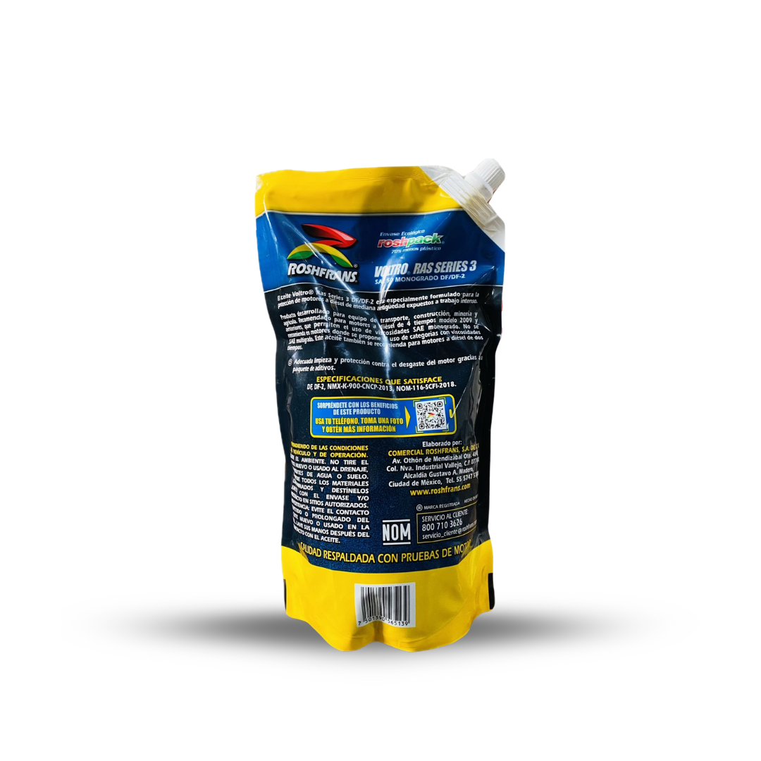 ACEITE ROSHPACK VOLTRO RAS SERIES 3 SAE 50 - Imagen 2