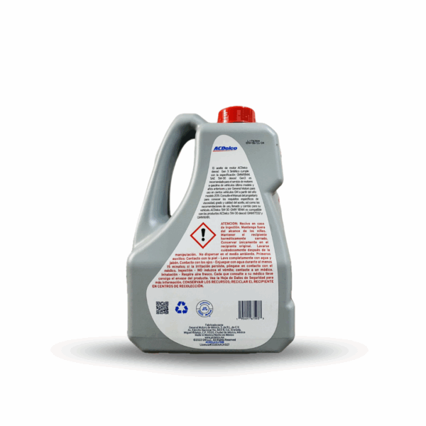 ACEITE AC DELCO 5W30 DEXOS3 5L - Imagen 2