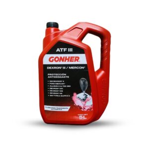 ACEITE GONHER TRANSMISION AUTOMATICA Y DIRECCION HIDRAULICA ATF III GARRAFA
