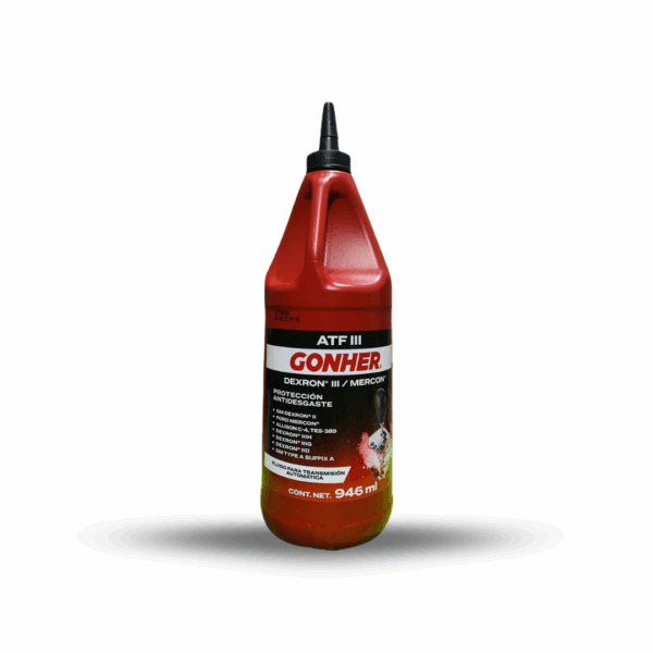ACEITE GONHER TRANSMISION AUTOMATICA Y DIRECCION HIDRAULICA ATF III 946ML