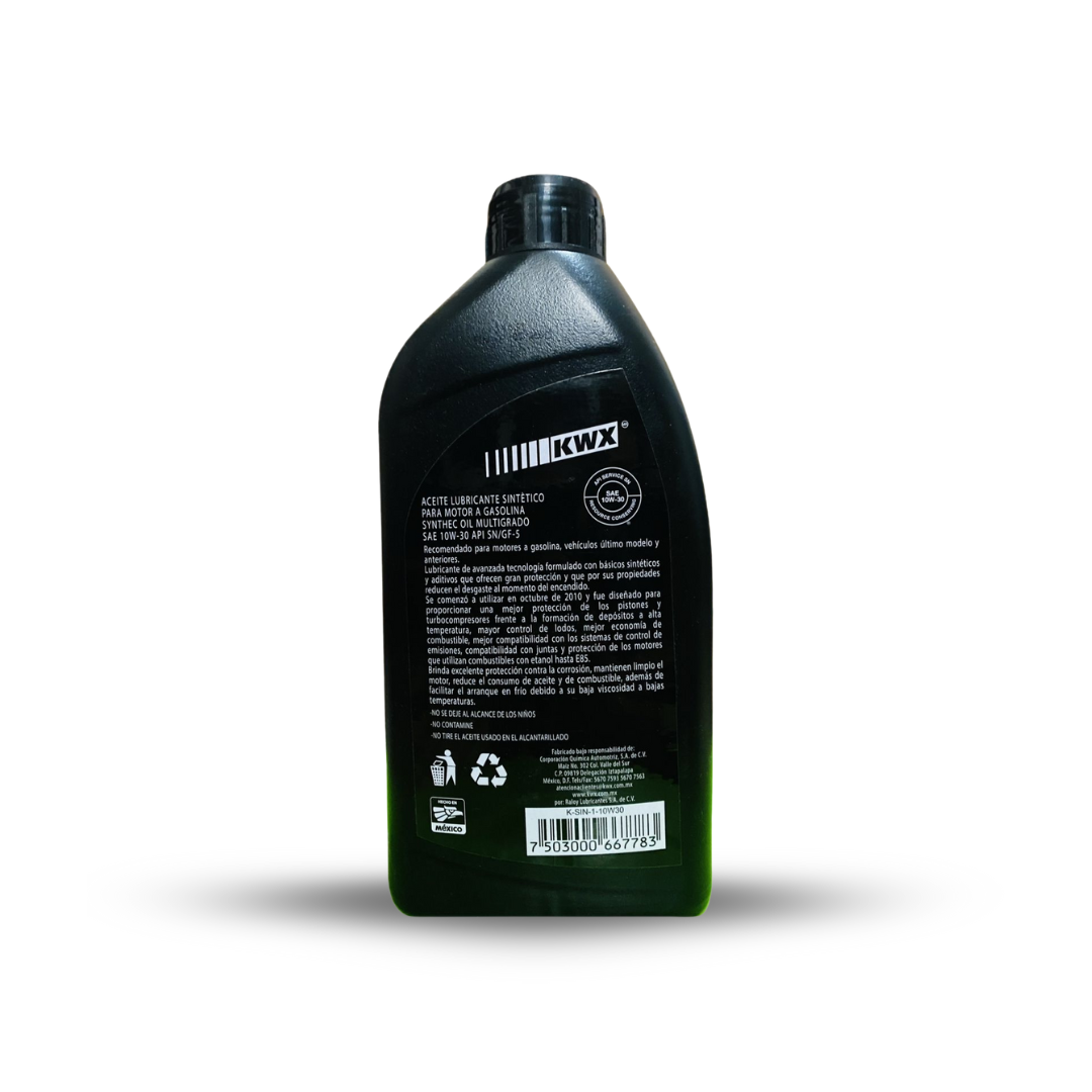ACEITE SINTETICO 10W30 KWX LITRO - Imagen 2