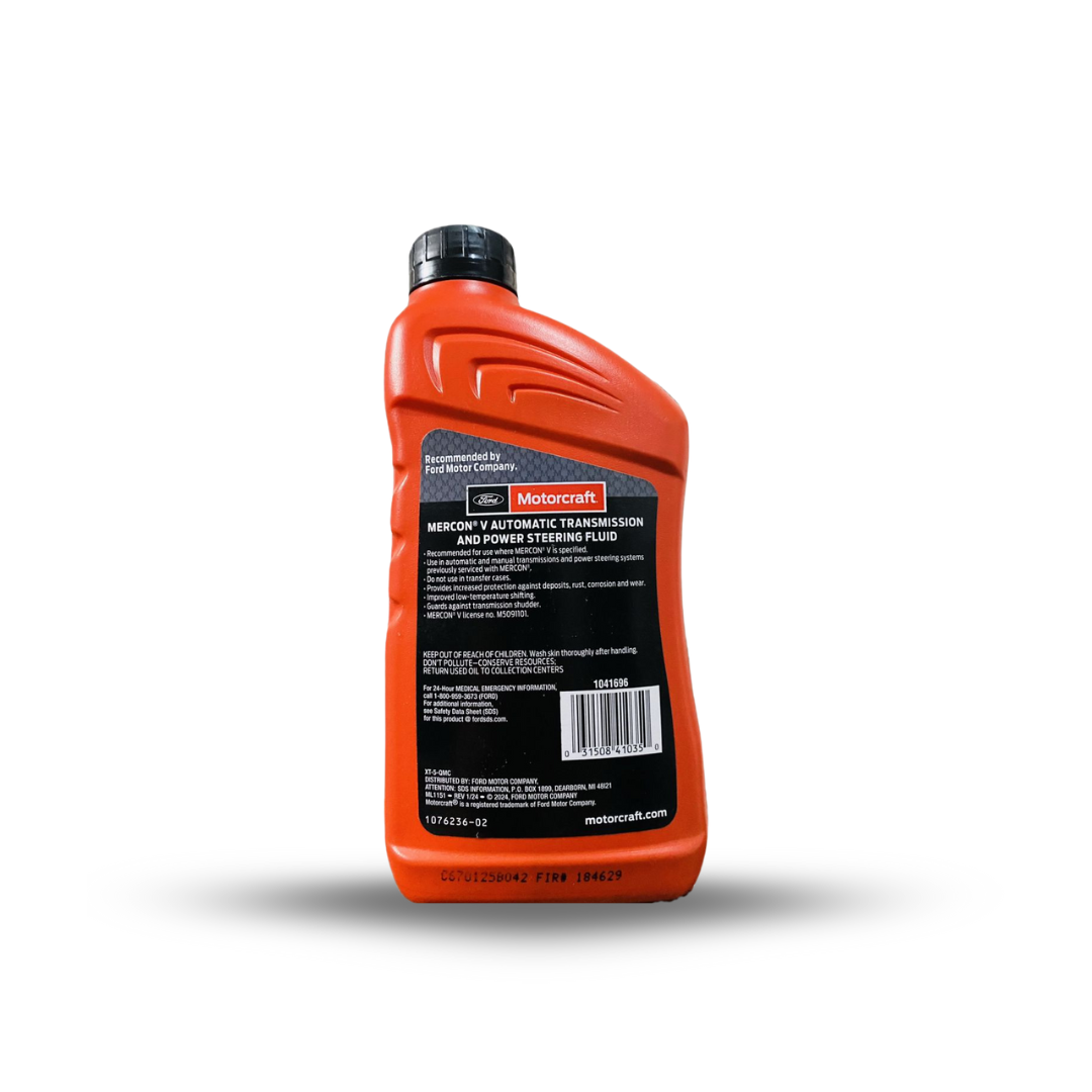 ACEITE MOTORCRAFT ATF MERCON V BOTELLA 1LITRO MOTORCRAFT - Imagen 2