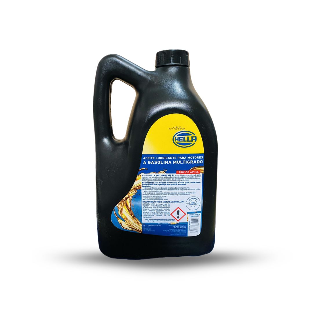 ACEITE HELLA 20W50 GARRAFA - Imagen 2