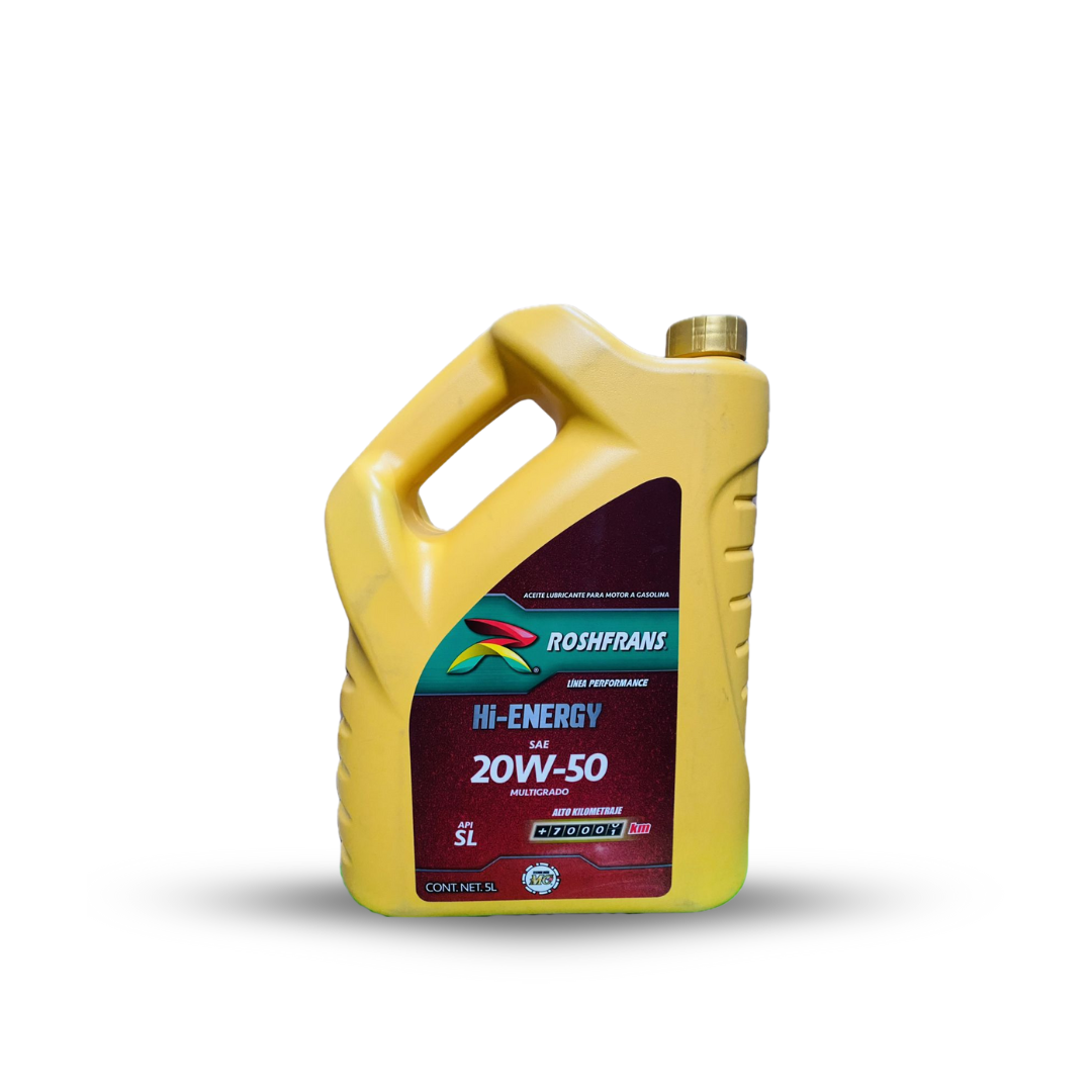 ACEITE ROSHFRANS SAE 20W50 GARRAFA 5 LITROS