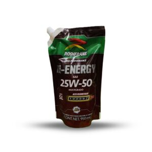ACEITE ROSHFRANS 25W50 ALTO KILOMETRAJE BOLSA