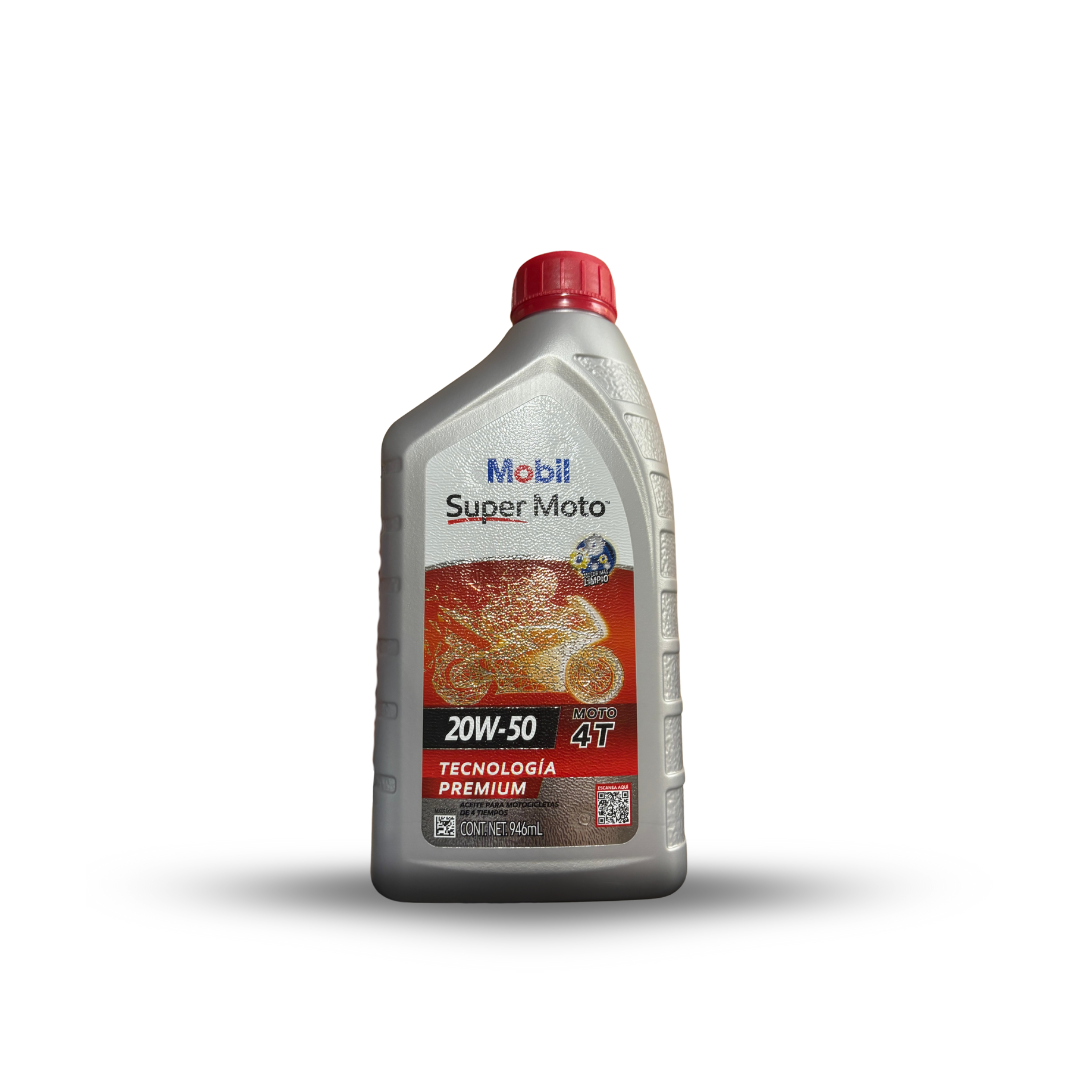 ACEITE MOBIL SUPER MOTO 4T 20W50 1L