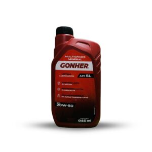 ACEITE GONHER 20W50 MULTIGRADO MINERAL GT-TURBO 946ML