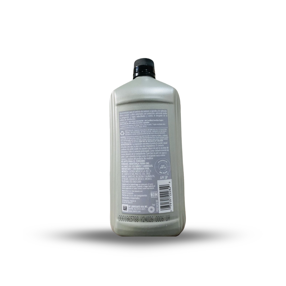 ACEITE CASTROL SAE 20W50  LITRO MULTIGRADO GTX - Imagen 2