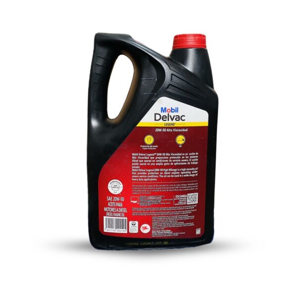 ACEITE MOBIL DELVAC DISEL 20W50 GARRAFA - Imagen 2