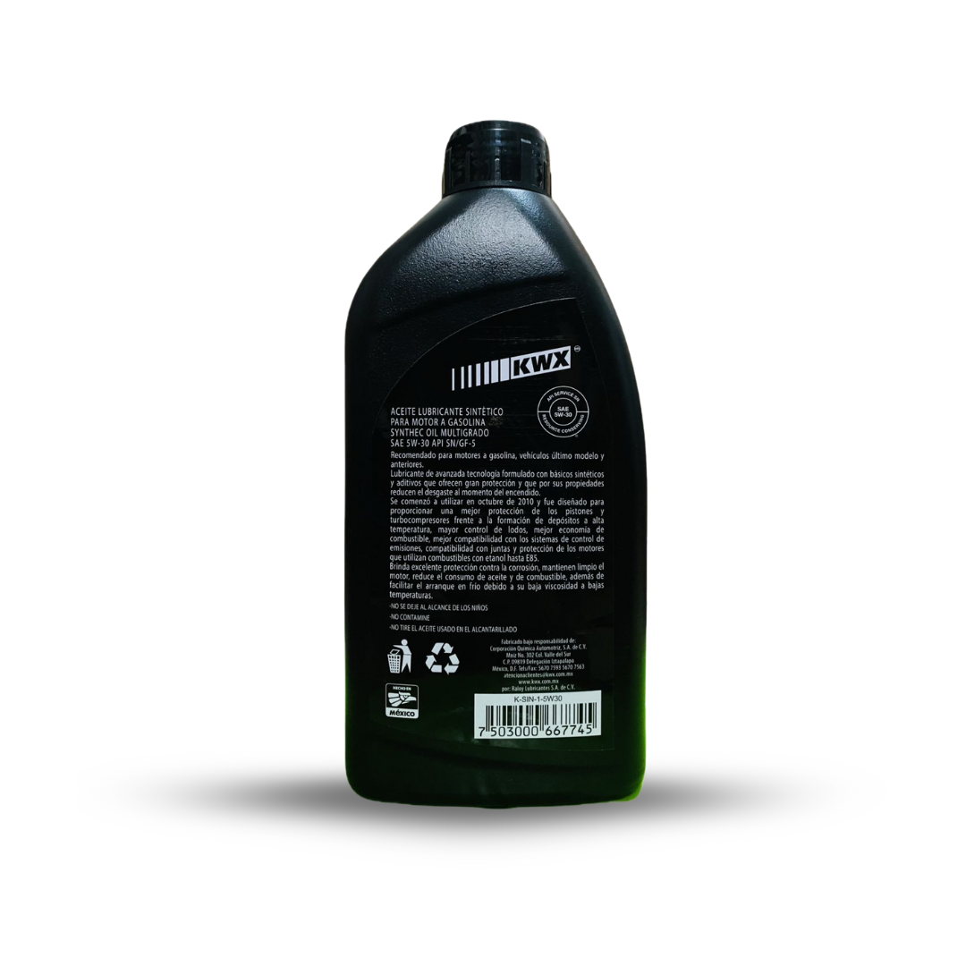 ACEITE SINTETICO 5W30 KWX LITRO - Imagen 2