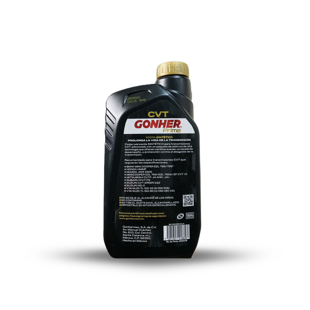 ACEITE GONHER CVT 1L TRANSMISION AUTOMATICA - Imagen 2