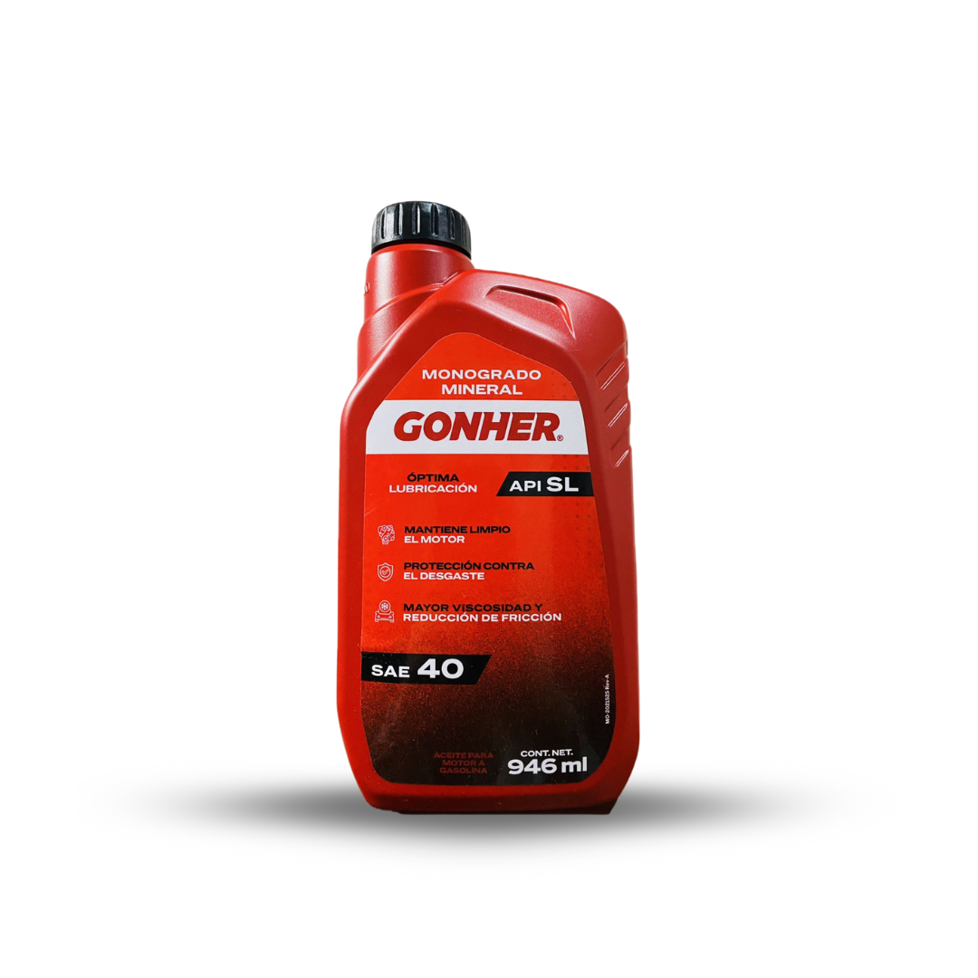 ACEITE GONHER SAE 40 1L MONOGRADO