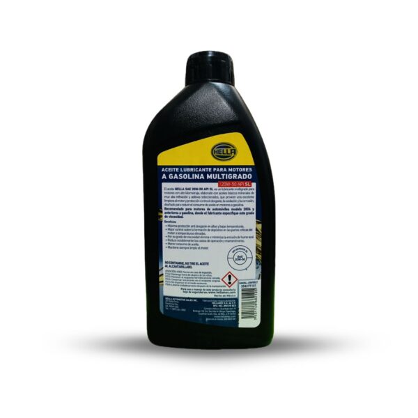 ACEITE HELLA 20W50 LITRO - Imagen 2