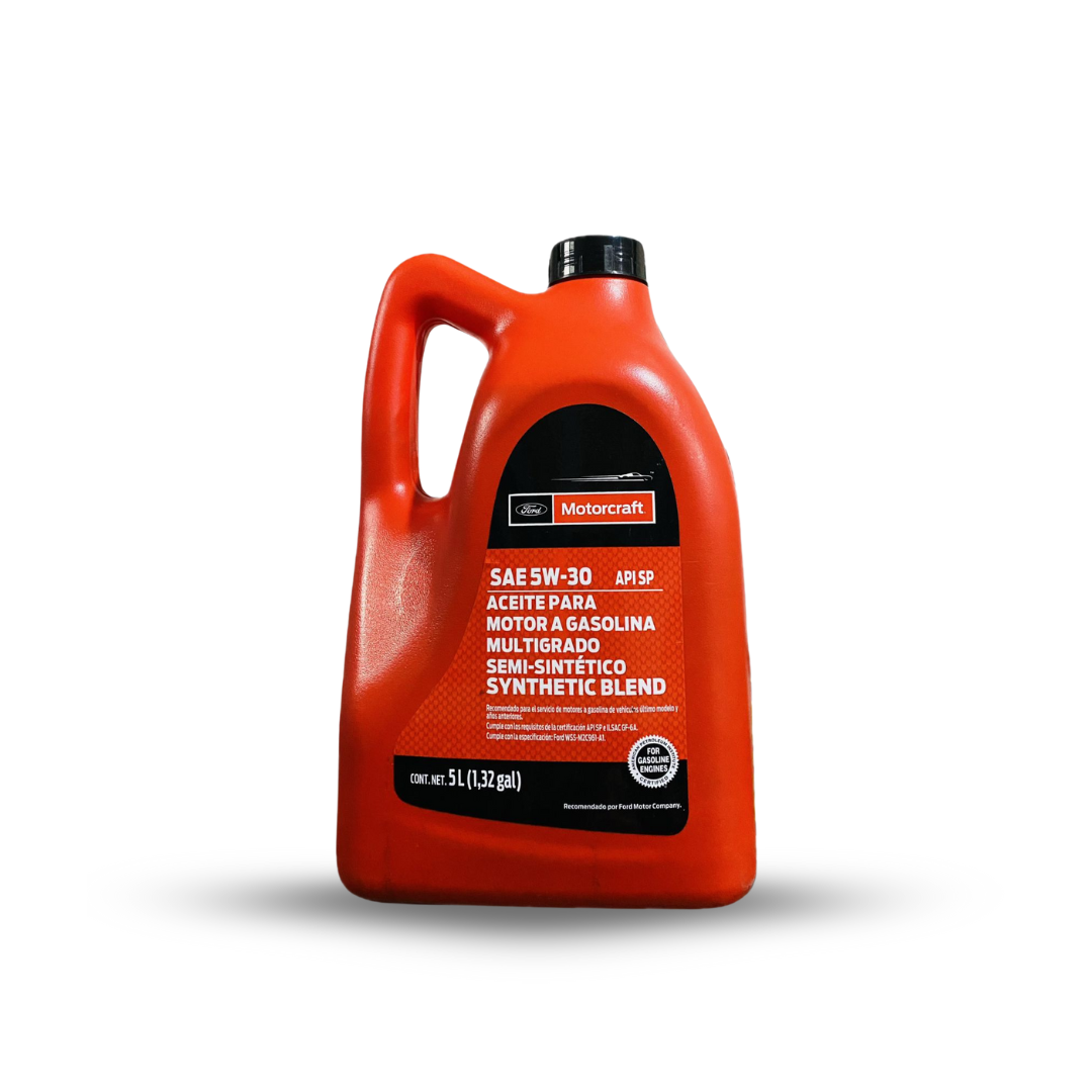 ACEITE SYNTETICO 5W30 5L MOTORCRAFT BLEEN SEMISINTETICO