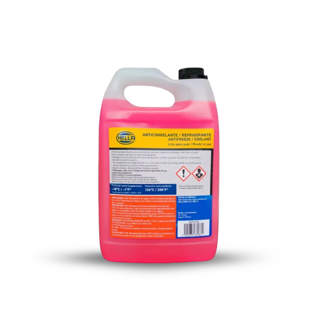 ANTICONGELANTE ROSA HELLA GALON - Imagen 2
